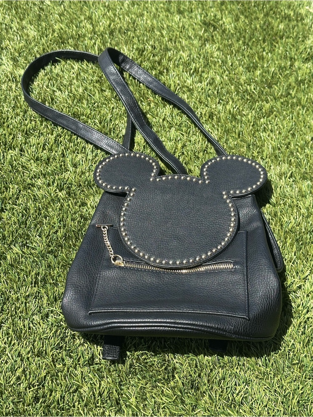 Danielle Nicole Disney Mickey Mouse 90th Anniversary Studded Mini Backpack